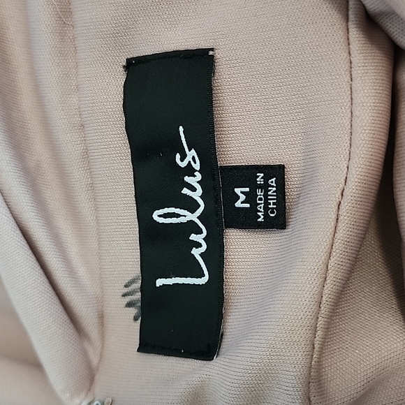 Lulus  Heavenly Cream Maxi Dress/ Size  M - Picture 5 of 12